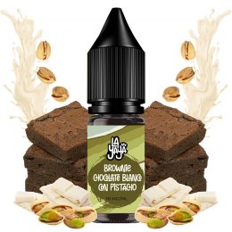 la yaya brownie chocolate blanco con pistacho