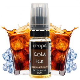 drops cola ice