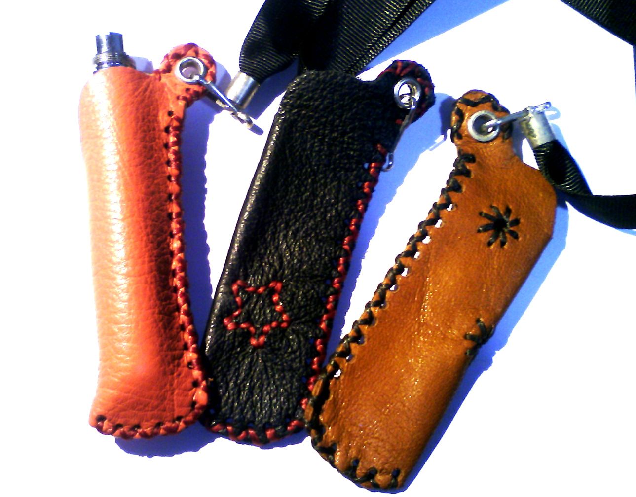 Funda artesanal para baterías
