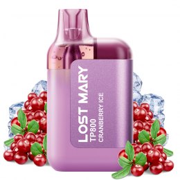 lost mary tp800 pod desechable cranberry ice 800puffs - lost mary tp800