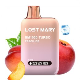 lost mary bm1000 pod desechable peach ice 1000puffs - lost mary bm1000