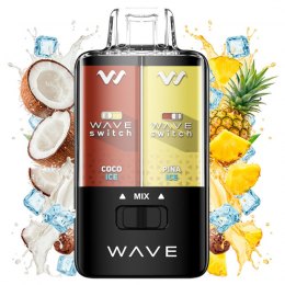 bud vape wave switch pod desechable piña ice coco ice 40.000puffs - bud vape wave switch