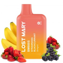 lost mary bm600s pod desechable strawnana blackcurrant 600puffs - lost mary bm600s