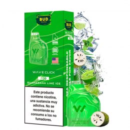 bud vape pod wave click guanabana lime ice