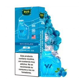bud vape pod wave click raspblue ice