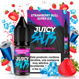 Strawberry Bull Super Ice 10ml - Juicy Salts