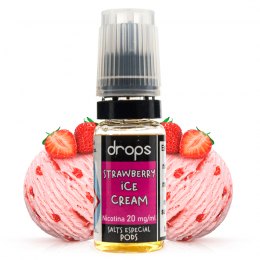 drops strawberry ice cream