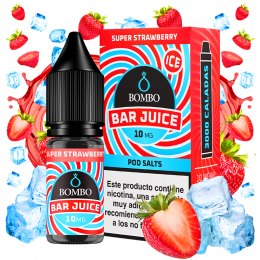 Super Strawberry Ice 10ml - Bar Juice by Bombo